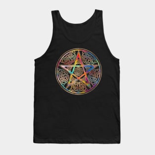 Glowing Pentagram Ornament Tank Top